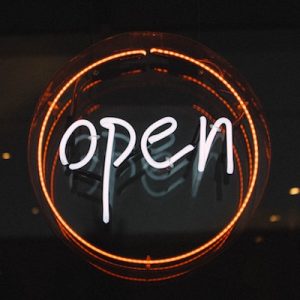 OPen sign